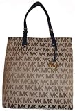 Women’s Michael Kors Purse Handbag Tote Beige/Ebony/Navy