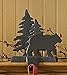 Yellow Tabby Cat Ruffles Christmas Pet Holiday Stocking Holder
