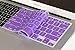 MOSISO Protective Keyboard Cover Skin Compatible with MacBook Air 11 inch (Models: A1370 & A1465), Purple