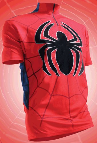 Spider-man Spiderman Bike Cycling Shirt. Large