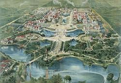 Aerial View of the Pan-American Exposition in Buffalo, 1901 - 16x20-inch - Fine-Art-Quality Photographic Print of an Image from the Library of Congress Collection
