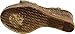 Refresh GRITA-05 Women's Beaded Platform T-strap Cork Wedge Heel Sandal