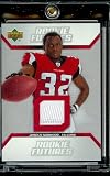 2006 Upper Deck Jerious Norwood Rookie Futures Jersey Atlanta Falcons Football Card - Mint Condition - Shipped In Protective Display Case