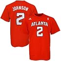 adidas Atlanta Hawks #2 Joe Johnson Red Player T-shirt
