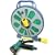 50 ft Flat Hose and Spray Nozzle with Reel esay wind reel 7 settings