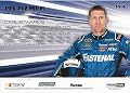 AUTOGRAPHED Carl Edwards 2014 Press Pass American Thunder TOP SPEED (#99 Fastenal Racing) Chrome Insert NASCAR Signed Collectible Trading Card with COA