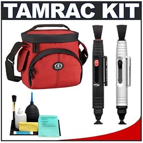 Click here to buy amrac 3340 Aero 40 Camera Bag (Red) + Accessory Kit for Canon Rebel XSi, XS, XTi, 40D,... by Tamrac.