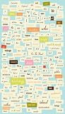 Great Escape Word Fetti Stickers-70/Pkg