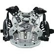 Fly Racing Convertible II Youth Roost Deflector Dirt Bike Motorcycle Body Armor - Mini - Clear/Silver