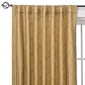 Home Energy Pintuck Window Panel - Gold