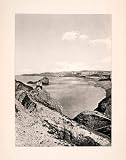 1904 Photogravure Biarritz Bay Biscay Coast View Basque Seaside Aquitaine Beach - Original Photogravure