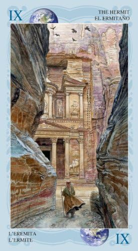 Sacred Sites Tarot 78 Card 66 x 120mm & Black Velvet Bag