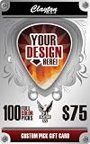 Clayton Custom Pick Gift Card, 30 Text Only Picks