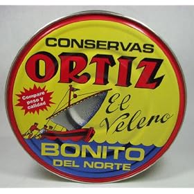 Ortiz El Velero Bonito Del Norte Tuna in Olive Oil 3.5 Lb Tin 1900 Grams by Ortiz