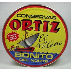 Ortiz El Velero Bonito Del Norte Tuna in Olive Oil 3.5 Lb Tin 1900 Grams by Ortiz