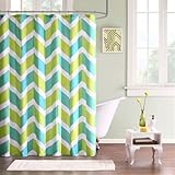 Mi Zone Billie Shower Curtain Green 72x72