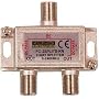 High Quality 2 Way F Connector Splitter with DC power pass