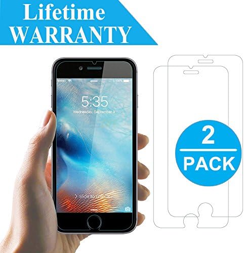 ByBast iPhone 6/6s 4.7 Inch HD Clear Ballistic Screen Protector Bubble Free Anti-shatter Anti-fingerprint 2.5D Curved Edge For iPhone 6 / 6S [2 PACK]