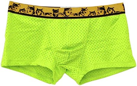 Oupai Sexy Men's Breathable Underwear Mesh Shorts Underpants Briefs Swimwear