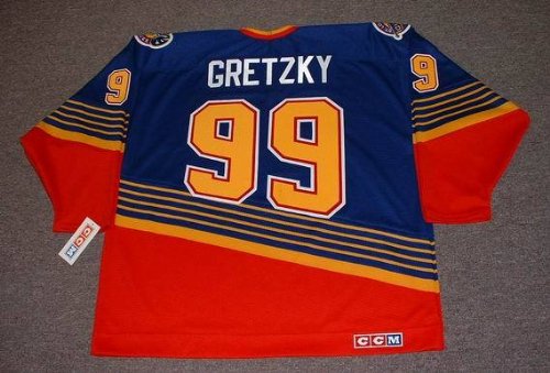 Buy WAYNE GRETZKY St. Louis Blues 1996 CCM Throwback Away Hockey Jersey