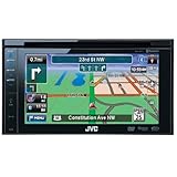 JVC KW-NT1 Double-DIN Navigation with 6.4-Inch Widescreen Receiver with Detachable Touch-Panel Monitor, DVD/CD/USB/SD Card, iPod/iPhone/USB 2.0/Bluetooth