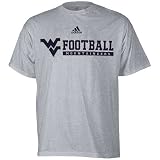 Cheap   adidas West Virginia Mountaineers Ash Gut Check Football Practice T shirt