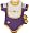 Los Angeles Lakers Infant Creeper Bib and Bootie Set - 12 months