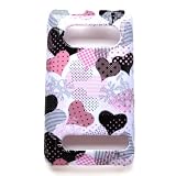 Back Cover For HTC EVO 4G (Sprint) Snap-on Protector Hard Cover "Patterns of Love" Design