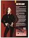 1990 Jeff Healey Photo Electro-Voice Wireless Guitar Print Ad (17947)