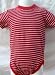 Baby Boy 18 Months, Red Striped, Romper, Body Suit