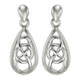 Celtic Knot Earrings, Silver, Model SE161
