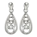 Celtic Knot Earrings, Silver, Model SE161