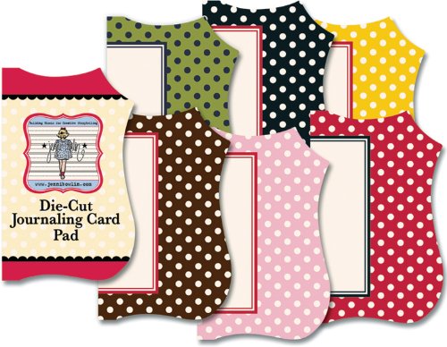 Polka Dots Die Cut Mini Paper Pad (Jenni Bowlin) 