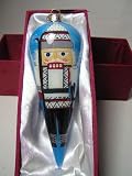 Old World Christmas Ornament Inside Art Alpine Skier #940322
