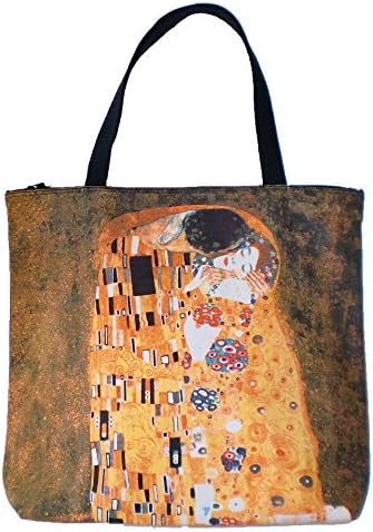 Artzwear Klimt the Kiss Tote Bag Silk Screen Canvas Large