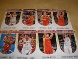 2011-12 Panini NBA Hoops Houston Rockets Team Set (8 Cards ) Luis Scola, Jordan Hill, Goran Dragic & more