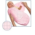 Kiddopotamus SwaddleMe 100% Cotton Knit Small, Girl Print