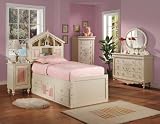 Youth 4pc All Wood twin Girl Bedroom Set, #A2207T 51sZmOyMSYL. SL160 Youth 4pc All Wood twin Girl Bedroom Set, #A2207T