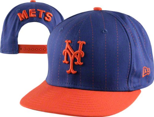New York Mets Royal New Era Pin Snap 2 Snapback Adjustable Hat