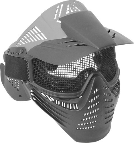 Airsoft Mesh Tactical Mask Airsoft Goggles - Black PRESALE