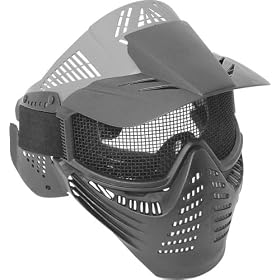 Airsoft Mesh Tactical Mask Airsoft Goggles - Black PRESALE by 