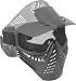 Airsoft Mesh Tactical Mask Airsoft Goggles - Black