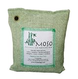 Four (4) Packs of Moso Green 200g Natural Air Purifying Bags Naturally Helps Remove Odors,Bacteria,Allergens,Mold,Mildew and Moisture