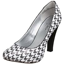 oh DEER! Women's Waldorf Pump,Houndstooth,7.5 M US