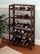 Walnut Stackable Wine Rack - Winsome 94521