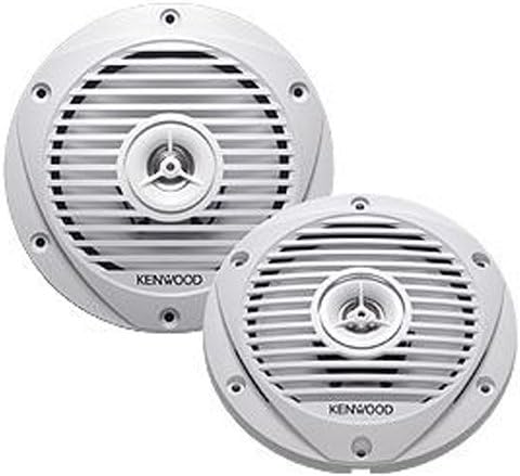 KenwoodKFC-1653MRW (White) 150W 6.5" 2-Way KFC Series Coaxial Marine Speakers + Magnet Phone Holder