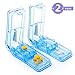 2-Pack Pill Splitter - Pill Cutter with Retracting Blade Guard - for Cutting Small Pills or Large Pills in Half, Easily Cut Pills for Tablet Vitamin and Big Medicine. (Light Blue)