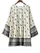 Cami-sunny® Women Printed Tasseled Casual Blouse Top Kimono Cardigan Coat