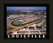Horse Racing Framed Churchill Downs Aerial Print 0 0