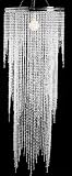 AMSTYLE Design Hängeleuchte Precious Strass XXL 150cm Hängelampe
